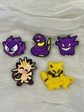 Pokemon Croc Charms, Jibbitz - Set #11